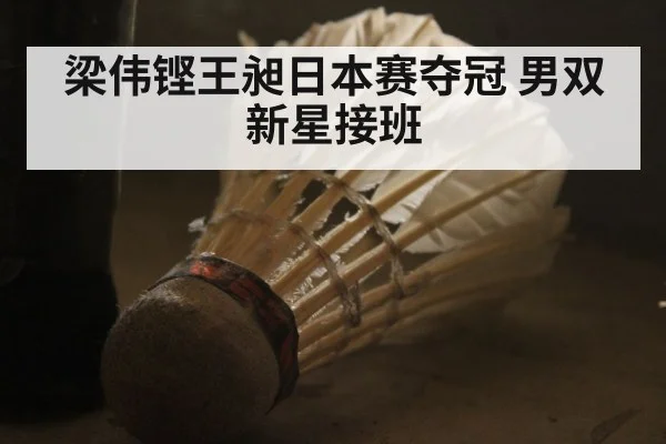 梁伟铿王昶日本赛夺冠 男双新星接班